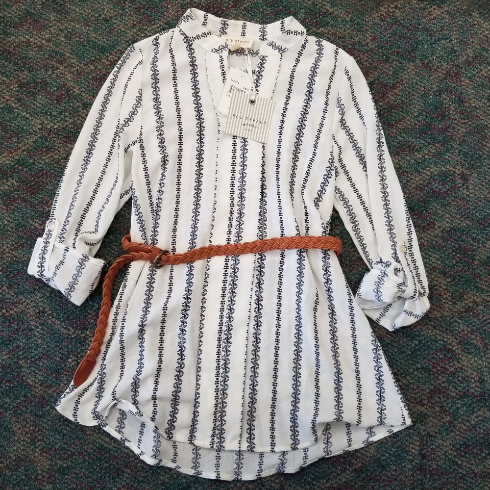 COPY - NWT Blu Pepper Ivory Dress